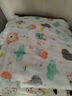 婧麒嬰兒純棉紗布浴巾新生兒六層加厚超柔吸水初生寶寶洗澡專(zhuān)用 動(dòng)物園/六層 110*110cm 曬單實(shí)拍圖