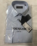 雅戈爾（YOUNGOR）長袖襯衫男免燙TP裝襯襯衫全棉面料挺括抗皺平整商場同款 淺藍，提花 41 曬單實拍圖