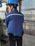 璽樊降溫空調(diào)服帶風扇的衣服男工地制冷薄款工作服勞保服空調(diào)衣工裝女 2風扇藏青1件36V2000萬電池1套 XL 【130-145斤】 曬單實拍圖