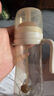 英氏（YEEHOO）學(xué)飲鴨嘴杯嬰兒寶寶喝水杯小月齡防嗆吸管奶瓶6個(gè)月一歲以上 曬單實(shí)拍圖