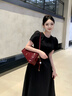 宮選女包枕頭包女2025新款真皮大容量斜挎包通勤女包設(shè)計(jì)感小眾單肩包 安哥拉紅 曬單實(shí)拍圖