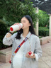 恩尼諾（aneno）吸管保溫杯孕婦水杯大容量帶吸管孕產(chǎn)直飲吸管杯糖耐水杯兒童成人 蘋果紅 600ml 曬單實拍圖