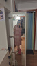 莎倩夏季新款帶胸墊背心睡裙中長款涼感莫代爾棉睡衣甜美女士家居服 曬單實(shí)拍圖