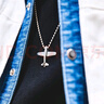 馬登福叔美式復(fù)古純銀簡(jiǎn)約長(zhǎng)款項(xiàng)鏈阿美咔嘰工裝吊墜配飾男女潮 飛機(jī) 曬單實(shí)拍圖