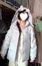 明摩秋MM羽絨服女短款韓版面包服外套冬寬松2024年新款學(xué)生中戲 淡粉色 XL 曬單實(shí)拍圖