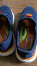 斯凱奇（Skechers）夏季男鞋新款輕便一腳蹬透氣網(wǎng)面休閑運動跑步鞋百搭慢跑鞋 海軍藍(lán)色/橘色/210281-NVOR 39.5 曬單實拍圖