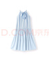 森馬（Semir）連衣裙女海邊度假掛脖兩穿長裙2025夏季蝴蝶結(jié)初戀裙109325114011 曬單實拍圖
