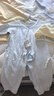 貝瑞加（Babyprints）新生兒連體衣2件裝初生男女寶寶純棉衣服四季內(nèi)衣A類護(hù)肚 藍(lán)52 曬單實(shí)拍圖