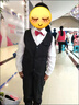 韋戒兒童西服套裝男小孩西裝主持人童正裝黑色馬甲帥氣花童主持禮服鋼 襯衣+褲子+馬甲+紅色領(lǐng)結(jié) 130 cm 曬單實拍圖