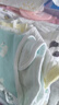 貝瑞加（Babyprints）嬰兒半背上衣2件初生男女寶寶和尚服四季內衣護肚柔軟 綠59 曬單實(shí)拍圖