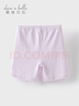 戴維貝拉（DAVE＆BELLA）兒童短褲女童安全褲洋氣中大童打底褲小孩子褲子夏裝新款童褲 豆蔻紫【DK2240612-A】 110 cm（建議身高100-110cm） 曬單實(shí)拍圖