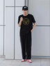 nasawassup官方正品牌奢侈男士高端莫代爾冰絲短袖t恤夏季涼感虎頭圓領(lǐng)體恤 高檔黑色【現(xiàn)貨速達(dá)】 L 【建議115-130斤】 曬單實(shí)拍圖