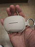 韶音（SHOKZ）適用OpenDots ONE E310專用充電盒保護(hù)殼無線藍(lán)牙耳機(jī)防滑防摔硅膠收納盒帶掛鉤 白色 曬單實(shí)拍圖