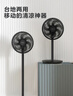 美的（Midea）【超級(jí)單品】七葉輕音立式電風(fēng)扇家用柔風(fēng)落地扇臺(tái)式桌面小型風(fēng)扇大風(fēng)量節(jié)能搖頭宿舍電扇 SAF30AB 曬單實(shí)拍圖