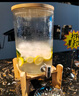 尚管家自助餐飲耐熱玻璃瓶涼水壺帶龍頭檸檬茶壺冷水壺果汁罐可樂飲料桶 3升帶龍頭《15口徑+瓶身高20》 曬單實拍圖
