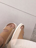 妙麗（Millies）品牌厚底涼鞋女外穿時尚女士涼鞋2025夏季新款百搭休閑沙灘涼拖鞋 淺棕 37 (235mm)  標(biāo)準(zhǔn)碼 曬單實拍圖