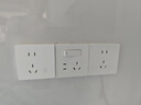 公牛（BULL）開關(guān)插座 G12系列五孔插座帶USB+Type-C 30w快充G12E537 象牙白 曬單實(shí)拍圖