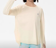 EBAER兒童防曬衣長(zhǎng)袖t恤夏款女童瑜伽訓(xùn)練打底衫運(yùn)動(dòng)上衣 淡黃色 130 曬單實(shí)拍圖