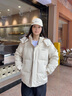 波司登（BOSIDENG）25年新款羽絨服男女同款情侶短款可脫卸帽保暖時(shí)尚經(jīng)典百搭外套 淺紗米|7482-店長(cháng)推薦 S 160/84A 體重約110-125斤 曬單實(shí)拍圖