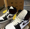 耐克NIKE男子休閑鞋喬丹AJ1 JORDAN1中幫運(yùn)動(dòng)鞋HF3216-102黑白紅41 曬單實(shí)拍圖