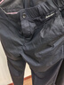 依文男士休閑褲【桑蠶絲】春夏新款涼感透氣寬松長褲舒適長褲 黑色 XL 曬單實拍圖