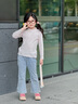 巴拉巴拉【商場(chǎng)同款】女童長(zhǎng)袖T恤秋新品寶寶打底衫大童內(nèi)衣秋衣 粉色調(diào)01315 130 曬單實(shí)拍圖