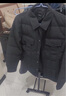 卡賓男裝 90白鴨絨羽絨服秋冬新款章仔簡(jiǎn)約保暖外套舒適青年A 煤黑色01 L /175/50 曬單實(shí)拍圖