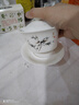 豹霖可懸停大號蓋碗羊脂玉三才蓋子茶碗茶具單個高檔白瓷手抓泡茶壺 280ML-大號懸停蓋碗-羊脂玉-富竹 曬單實拍圖