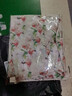 茵侈法式氣質(zhì)雪紡長袖襯衫春夏新款時(shí)尚優(yōu)雅荷葉邊百搭印花上衣 淺杏色 2XL 135-145斤 曬單實(shí)拍圖