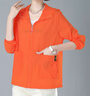 皮爾卡丹（pierre cardin）寬松防曬衣女短款2024夏季新款韓版防曬服防紫外線(xiàn)薄款外套 桔紅色 2XL:建議125-140斤 曬單實(shí)拍圖