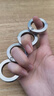 減壓不銹鋼指虎防身EDC玩具指環(huán)不銹鋼指環(huán)扣自衛(wèi)防身破窗器裝備 4環(huán)指扣 減壓把玩戶外應(yīng)急指環(huán) 曬單實(shí)拍圖