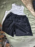 耐克NIKE男 運(yùn)動(dòng)背心 圓領(lǐng)無(wú)袖 柔軟舒適 DV9322-100 白L 曬單實(shí)拍圖