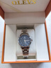 歐利時(shí)（OLEVS）瑞士認證品牌手表女機械表全自動(dòng)女士手表雙日歷夜光防水大數字表 OLEVS-7072-鋼帶本藍 曬單實(shí)拍圖