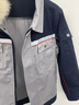 耐帝春秋高端工作服套裝男反光勞保服物業(yè)汽修服工程服管理工裝外套女 【單上衣】-藏藍(lán)拼銀灰 XL (175) 【推薦135-155斤穿】 曬單實(shí)拍圖
