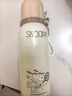 SNOOPY保溫杯兒童316不銹鋼男女學(xué)生上學(xué)專(zhuān)用大容量耐摔便攜吸管水杯子 咖色【一杯三飲+覆鈦內(nèi)膽】600ml 曬單實(shí)拍圖