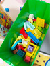 樂高（LEGO）【年糕媽媽同款】積木得寶10914 豪華繽紛桶大顆粒兒童玩具禮物 曬單實(shí)拍圖