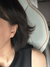 CRD克徠帝【現貨閃發(fā)】18K金鉆石耳釘女彩金耳飾禮物 【E00417CR】共約30分-硅膠耳堵 曬單實(shí)拍圖