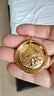 星卡龍金包銀黃財神吊墜999足金足銀本命年首選款金店爆款黃金吊墜送禮 黃財神吊墜【黑繩】 包金2.5克-總重約49克 曬單實拍圖