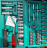 綠林（GREENER）57件套筒扳手工具套裝棘輪扳手套筒全套家用修車工具箱小飛內(nèi)六角 曬單實拍圖