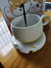 禾柒出品大吉大利旋轉(zhuǎn)快客杯功夫茶具套裝2024新款泡茶壺戶外便攜旅行茶具 大吉大利快客杯(透明) 曬單實拍圖