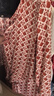 Diane von Furstenberg[博主同款]波嬉?guī)缀斡』ㄈR特針織裹身連衣裙DW1S003 蜜橘色復古藤編圖案 L 曬單實拍圖