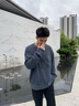 Calvin KleinJeans25秋季新款男士休閑通勤ck肌理感圓領(lǐng)內(nèi)搭針織毛衣4RD399G WD7-深空灰 XL 曬單實拍圖