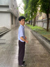 九牧王男裝正裝短袖襯衫【DP免燙】抗皺易打理天絲亞麻親膚舒適襯衫男 曬單實拍圖