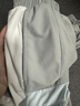 NICKYBABY男童七分褲夏季薄款新款兒童短褲速干7分褲大童褲子冰絲運(yùn)動男孩 18462淺灰色 140 cm 曬單實拍圖