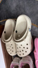 卡駱馳（crocs）經(jīng)典云朵Clog女沙灘洞洞鞋涼拖鞋206750 206750-2Y2  38  曬單實(shí)拍圖