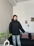 波司登反季羽絨服女90絨面包服寬松短款保暖加厚外套B250245112XS 曬單實(shí)拍圖