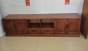 梓畫(huà)實(shí)木沙發(fā)金絲胡桃木現代中式多人位轉角貴妃儲物客廳家具F1205 高款金絲胡桃木電視柜d23 【儲物乳膠款】升級科技布套 曬單實(shí)拍圖