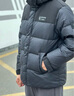 卡賓男裝 90鴨絨羽絨服秋冬新款石墨烯保暖寬松外套街頭潮流H 煤黑色01 XL /180/52 曬單實(shí)拍圖