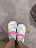 颯望【德國(guó)】厚底洞洞鞋夏季女包頭少女可愛(ài)多巴胺ins外穿增高EVA拖鞋 白玫紅色【小熊滿天星】7cm增高 36 /37 （正碼） 曬單實(shí)拍圖