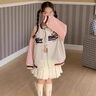 G.DUCKKIDS小黃鴨童裝女童外套春秋2025新款兒童衣服洋氣夾克上衣女孩棒球服 白花灰色 130 建議120-130cm7-8歲 曬單實(shí)拍圖